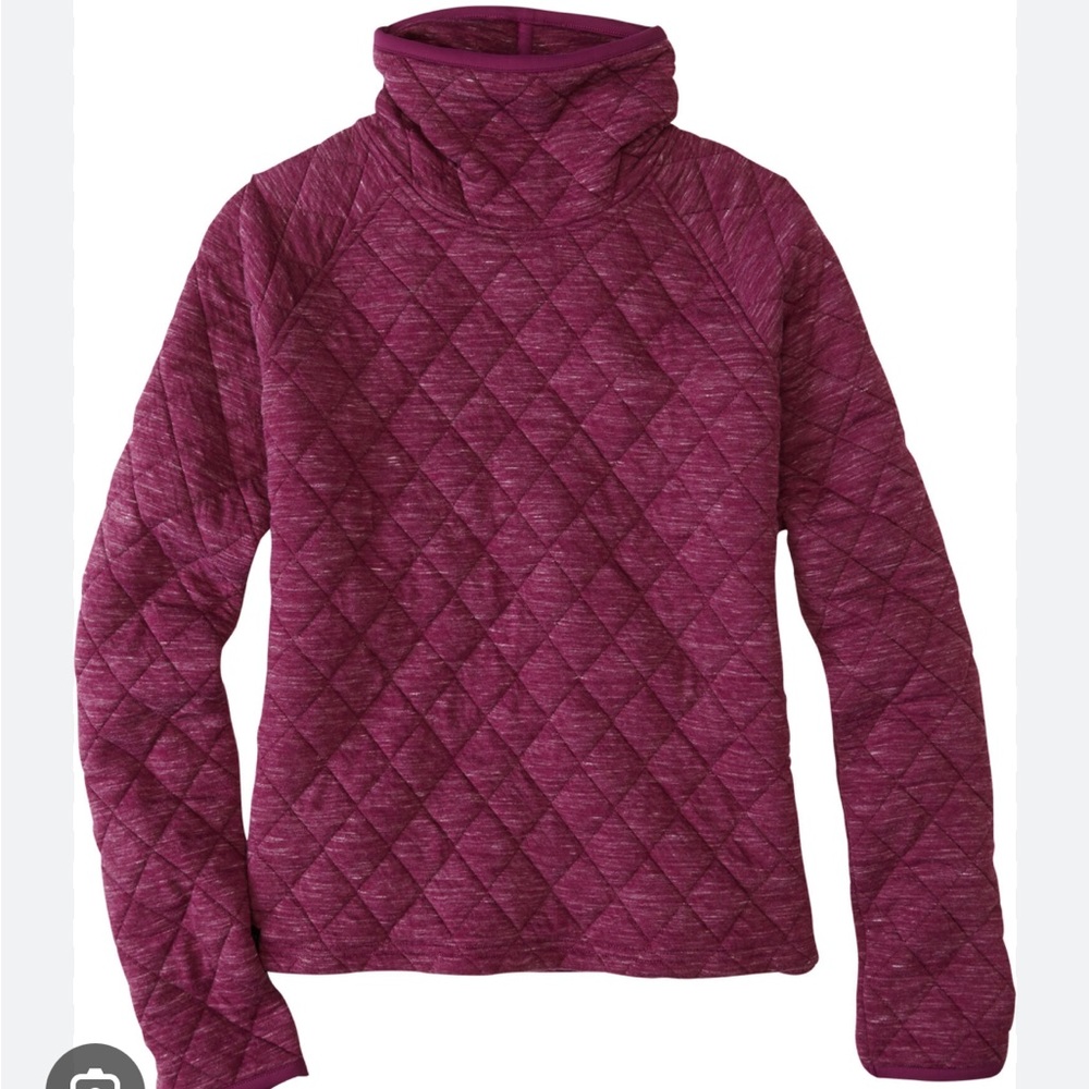 Oiselle Power Up Quilted Turtleneck Pullover